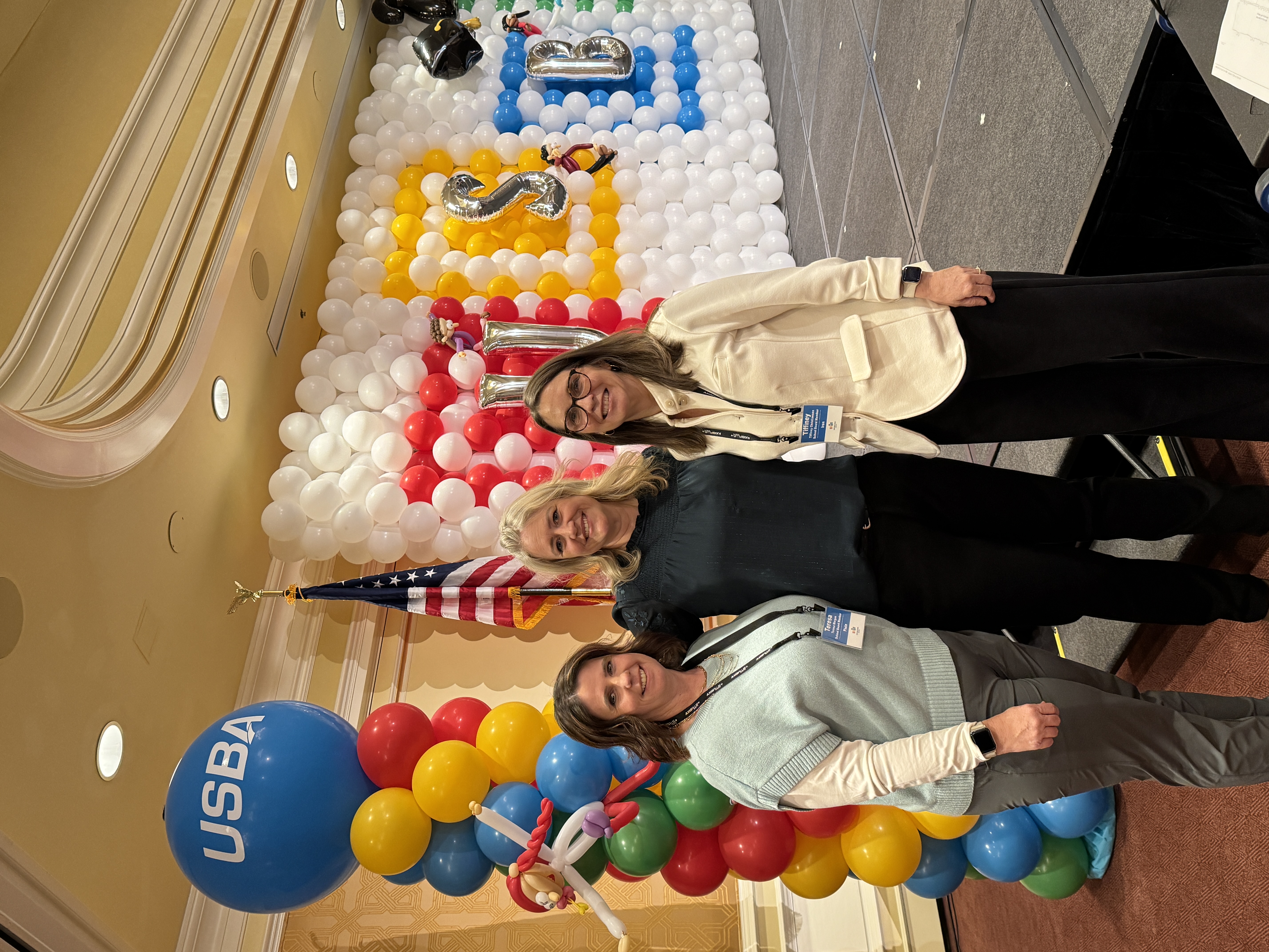 Megen at the Utah School Boards Association convention